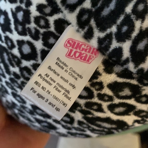 Hippo plush Sugar Loaf Cuddly Cave cheetah tarzan teal color soft 20" leopard - Picture 5 of 8